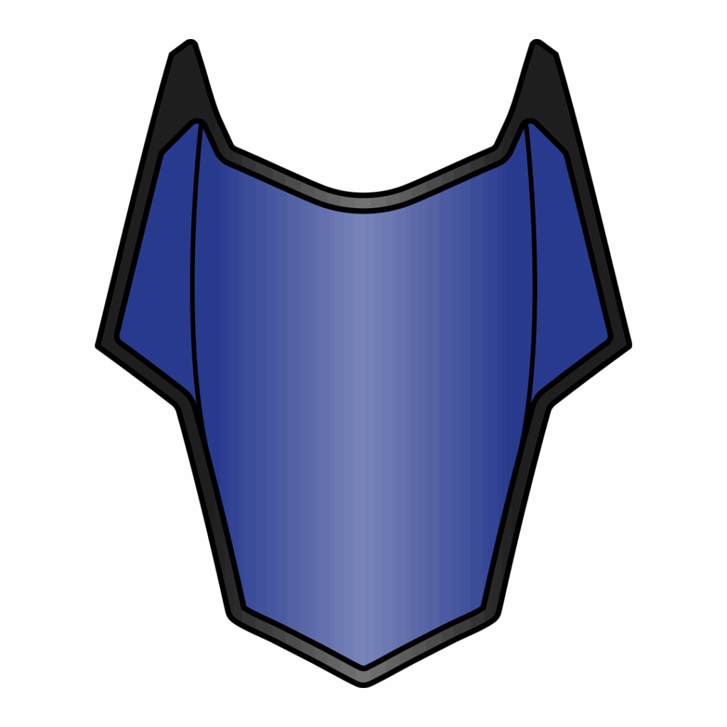 Spark upper vent Shogun blue/red