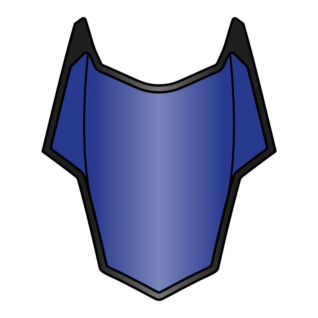 Spark upper vent Shogun blue/red