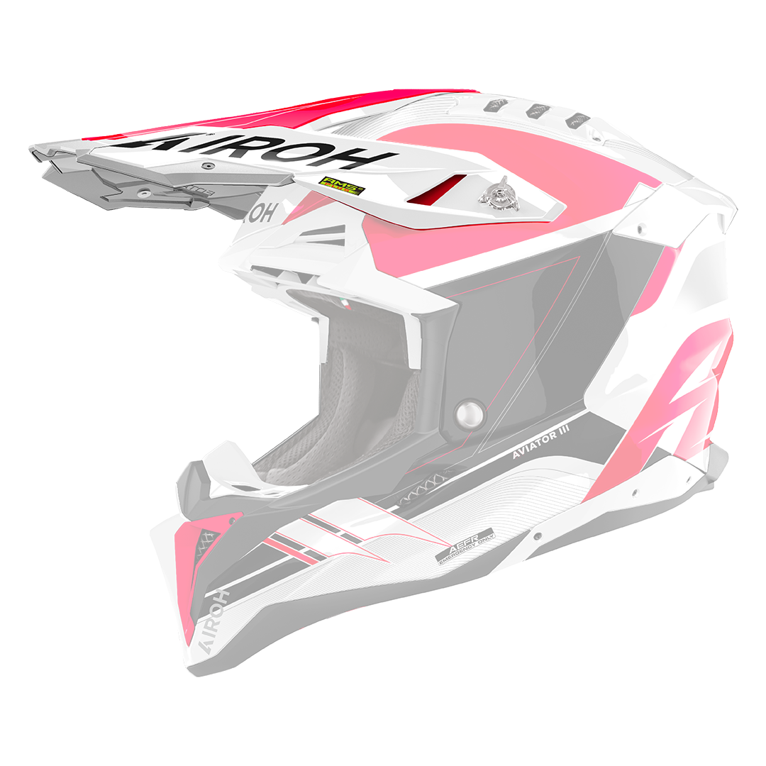 Aviator 3 saber red gloss peak kit Saber