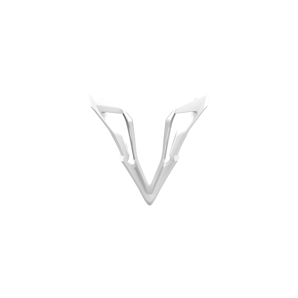 Chin vent wraaap white gloss