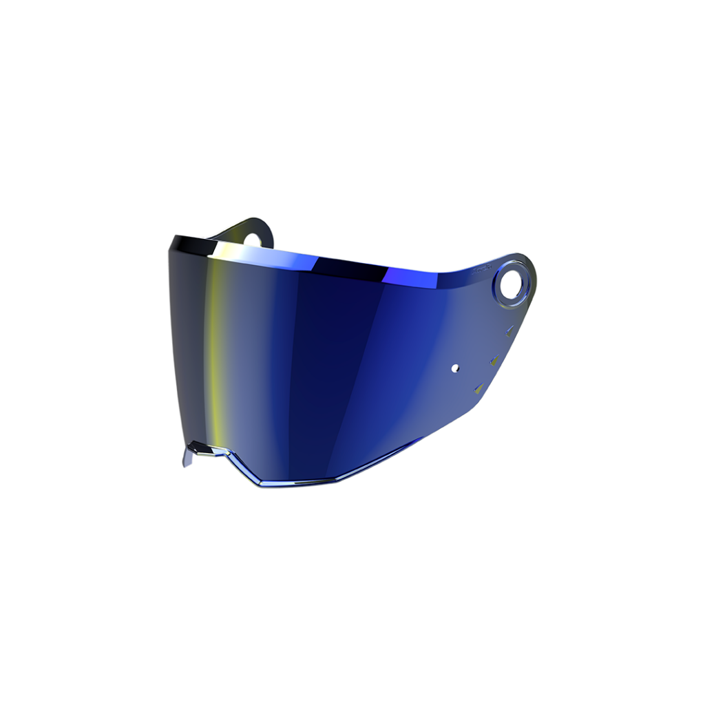 Visor commander 2 blue mirrored
