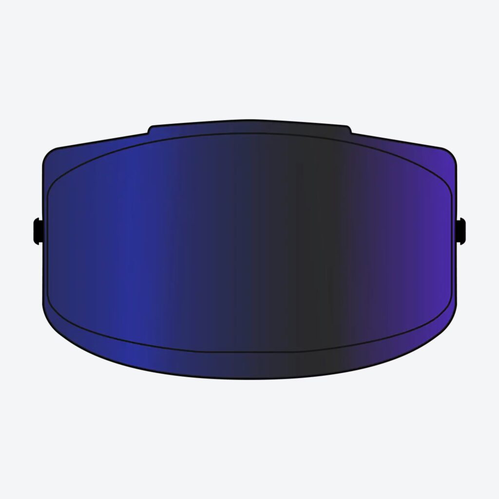 GP550S-GP500 VISOR BLUE MIRRORED
