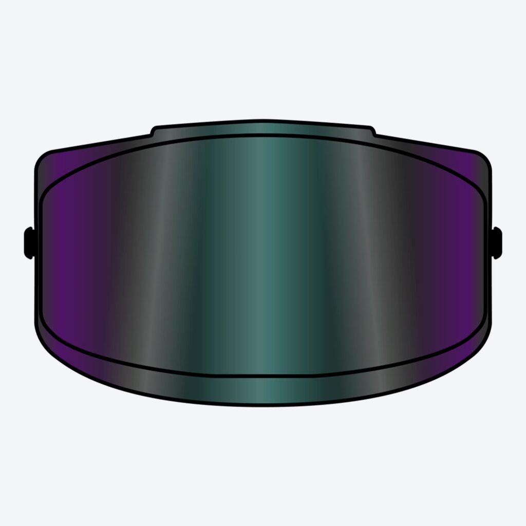 GP550S-GP500 VISOR IRIDIUM MIRRORED