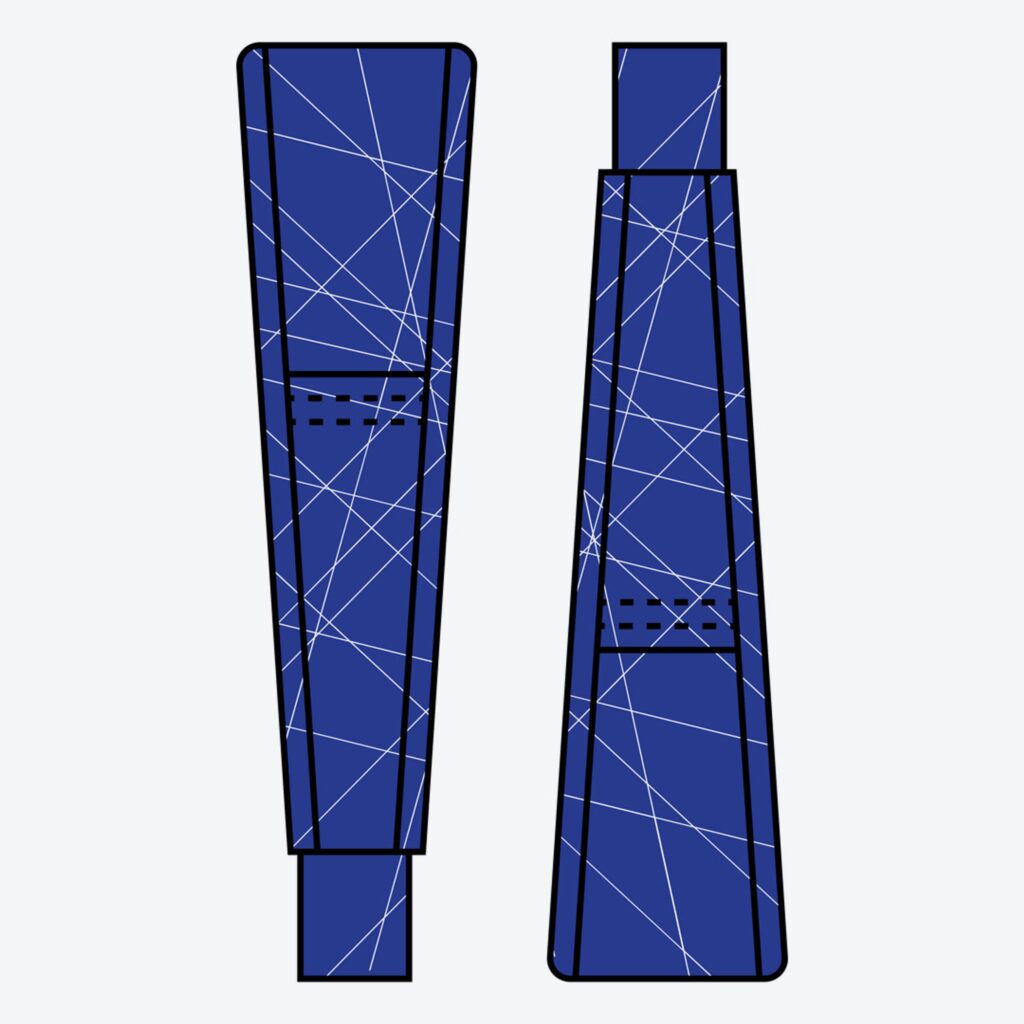 TWIST 2.0 CHIN STRAP COVERS Blue