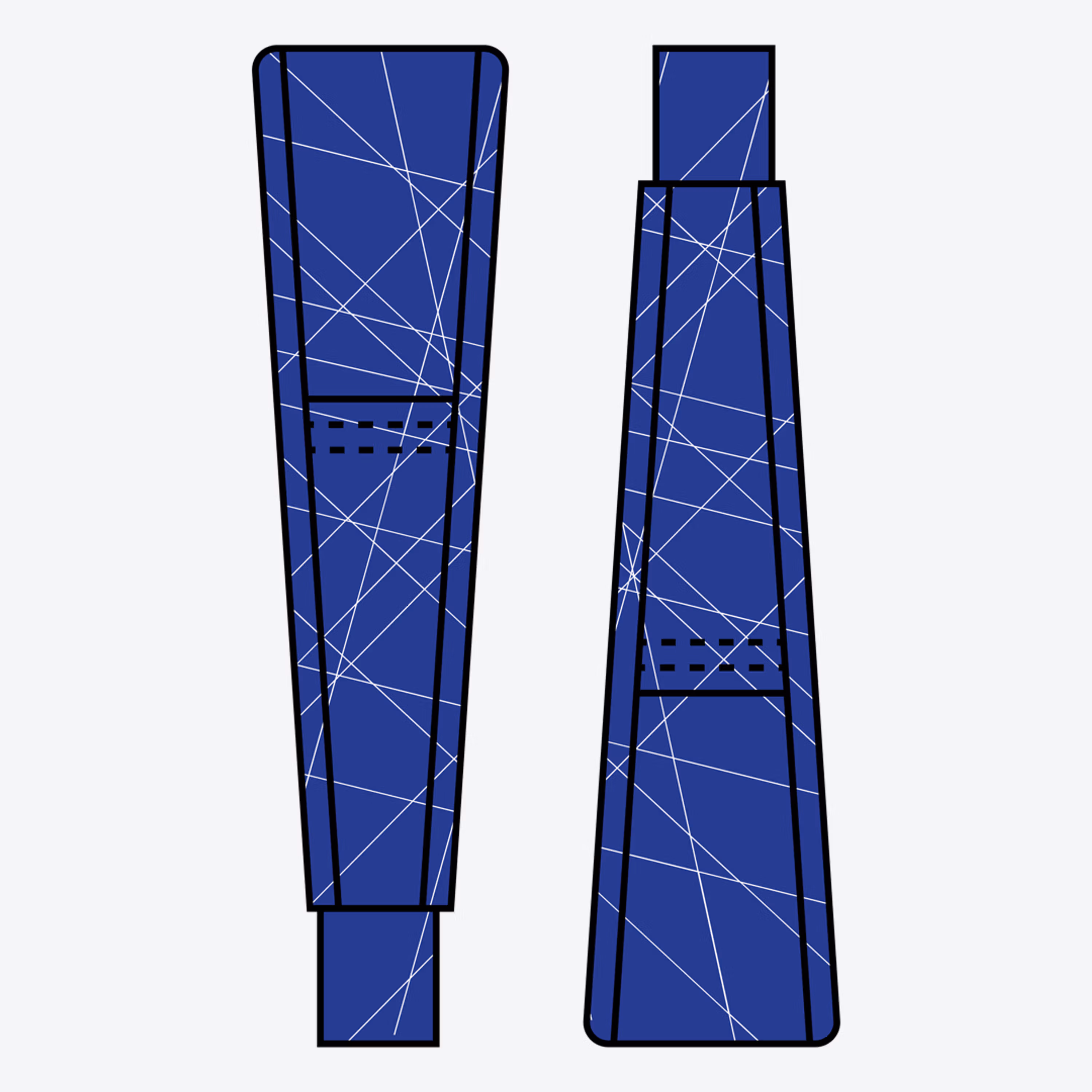 TWIST 2.0 CHIN STRAP COVERS Blue