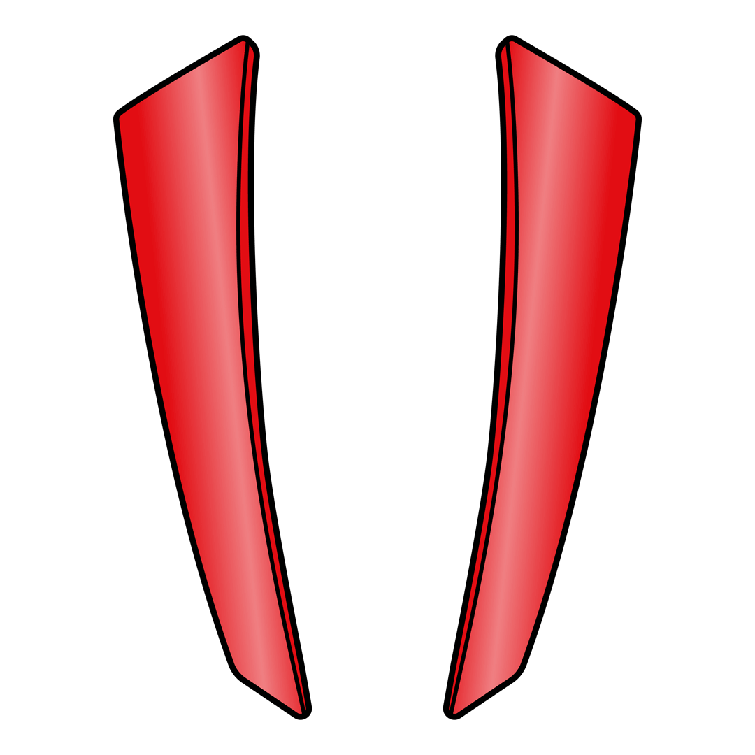 Spark side vent Rise red