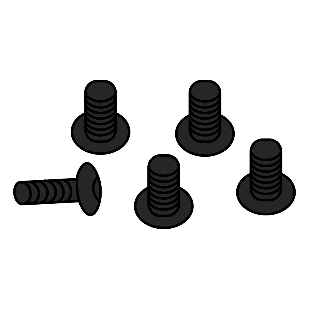 Mathisse chin guard screws