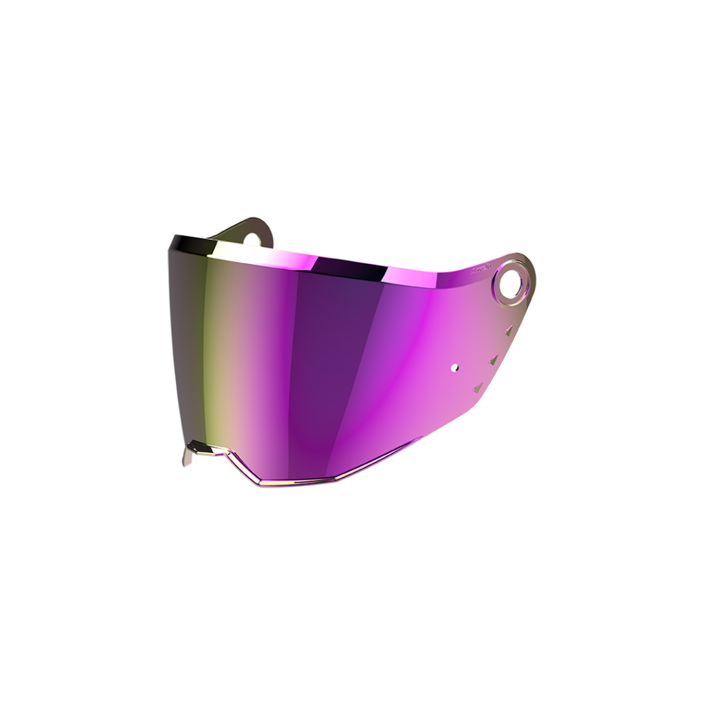 Visor commander 2 iridium mirrored