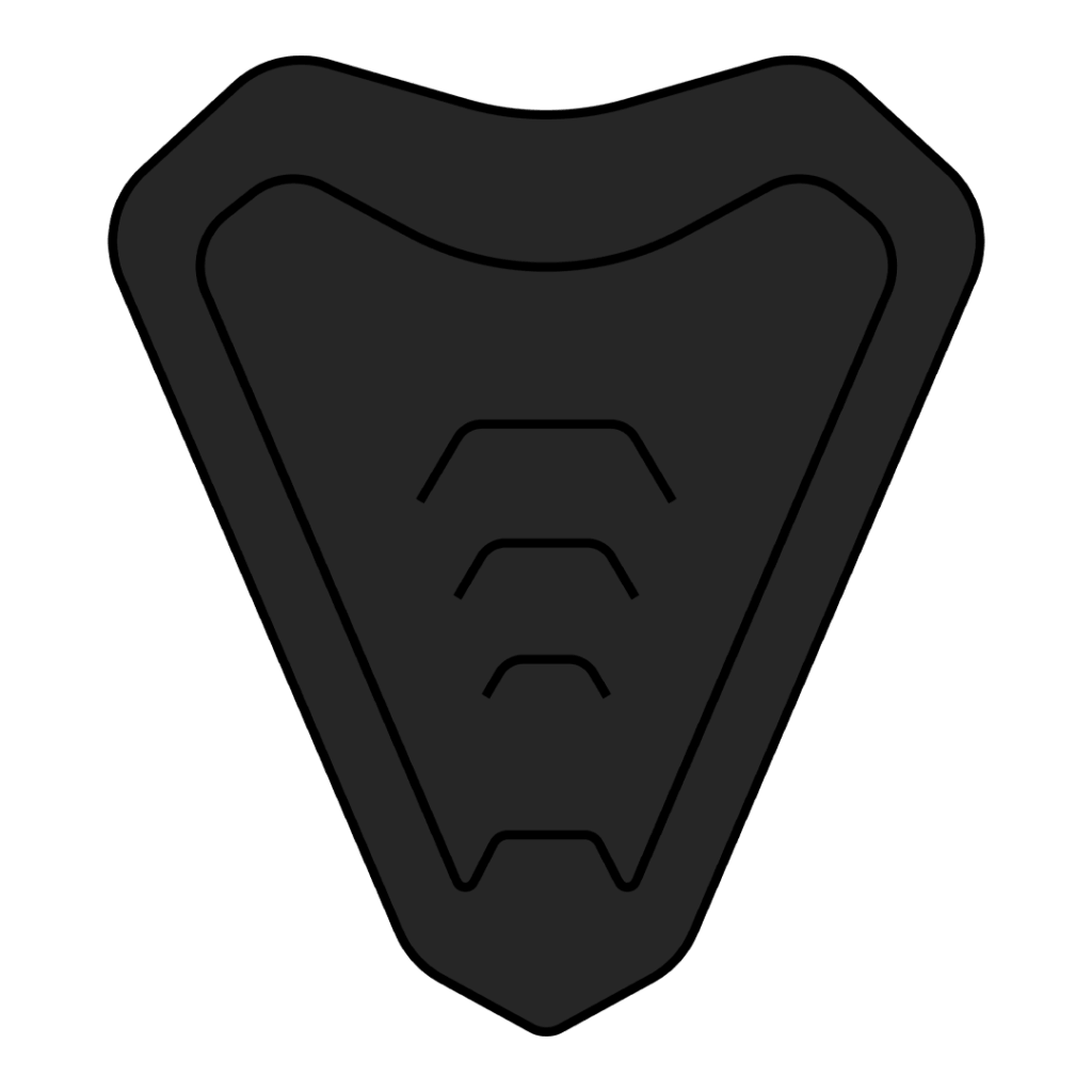 Commander kit chin vent Black matt